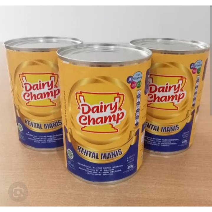 

Dairy Champ Susu kental Manis / SKM 480 Gr Promo Termurah