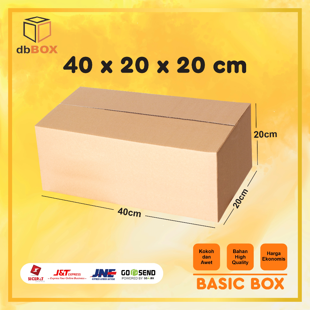 

BOX KARDUS 40x20x20 cm DUS PACKING BOX TYPE