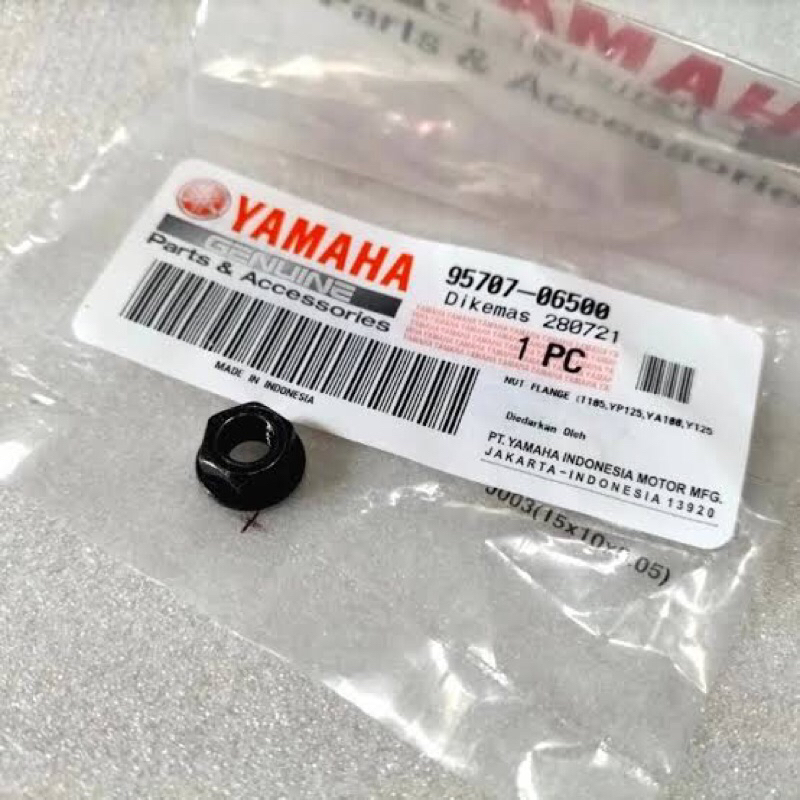 nut flange mur baut tanam blok knalpot Jupiter Z burhan 95707-06500 asli original Yamaha YGP