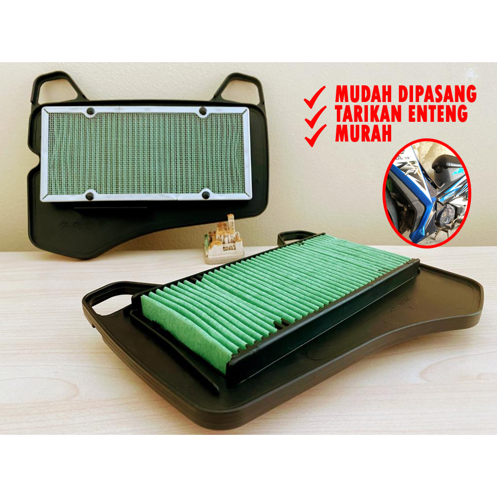 AEGIS Filter Udara for Blade Fi Supra X 125 Fi Revo Fi Revo Fit Revo X Injeksi | 17210-K03-N30