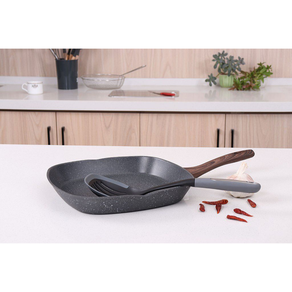 IDEALIFE Panci Pemanggang Grill Pan 28 CM - IL-28 GP - 100% ORI