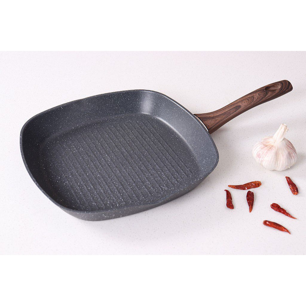 IDEALIFE Panci Pemanggang Grill Pan 28 CM - IL-28 GP - 100% ORI