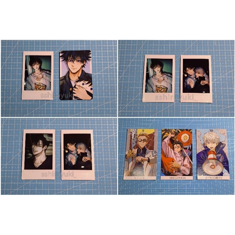 [BACA DESKRIPSI] pair polaroid sinran, tarot kadeart, pc oishiiart jjk