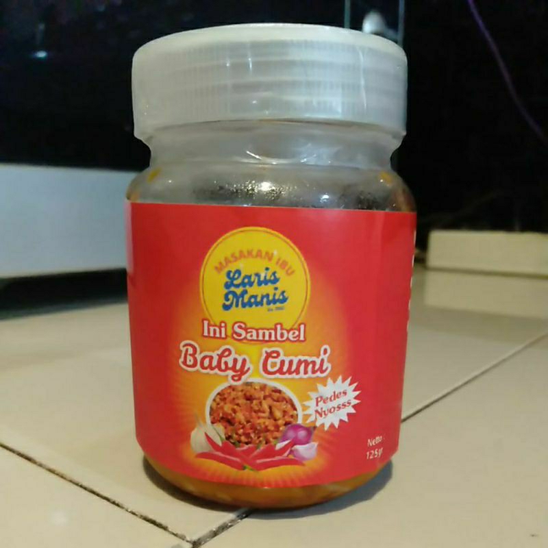 

Sambel Baby Cumi pedas pas tidak membakar lidah praktis enak awet