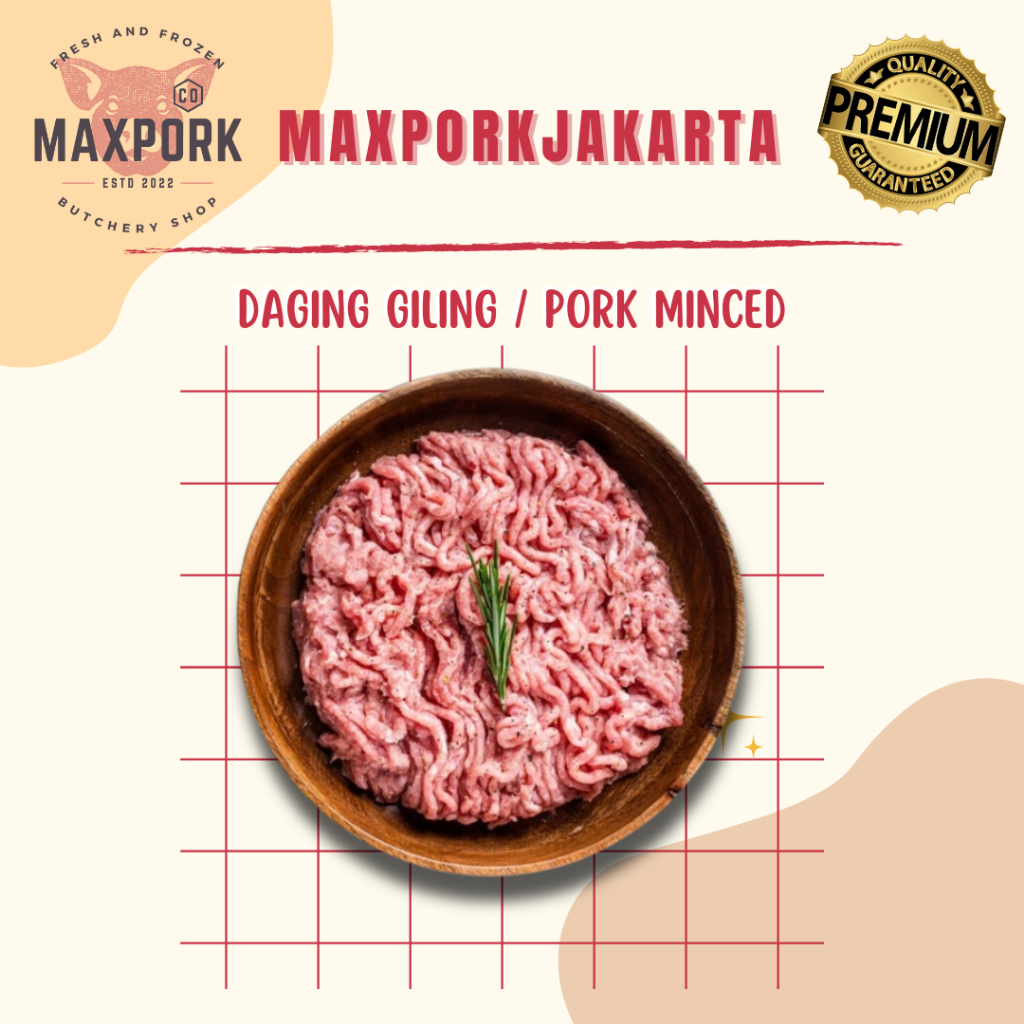 

Daging Babi Giling / Minced Pork / Daging Cincang Fresh