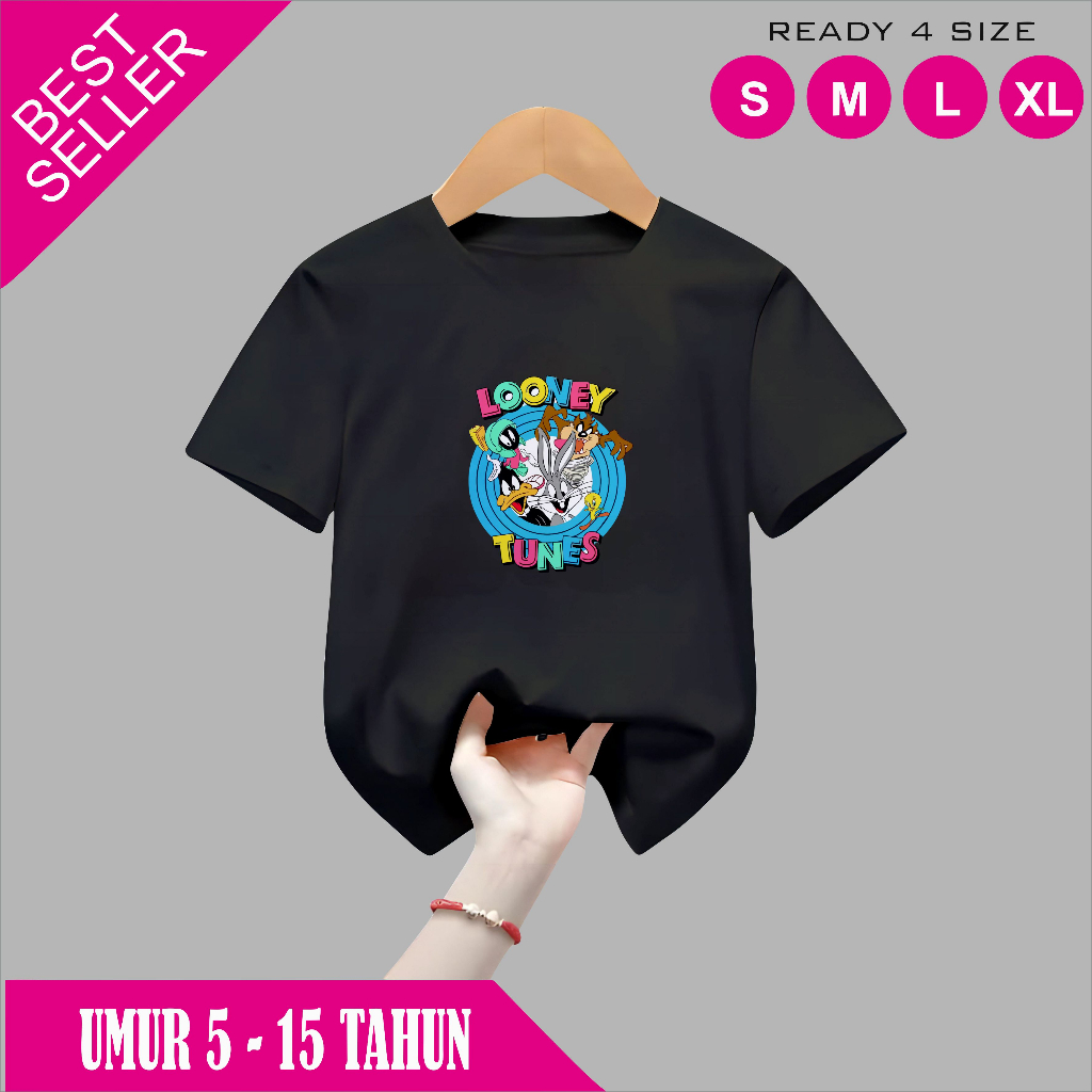 Kaos Anak Laki Laki 5-15 Tahun Loney Tunes
