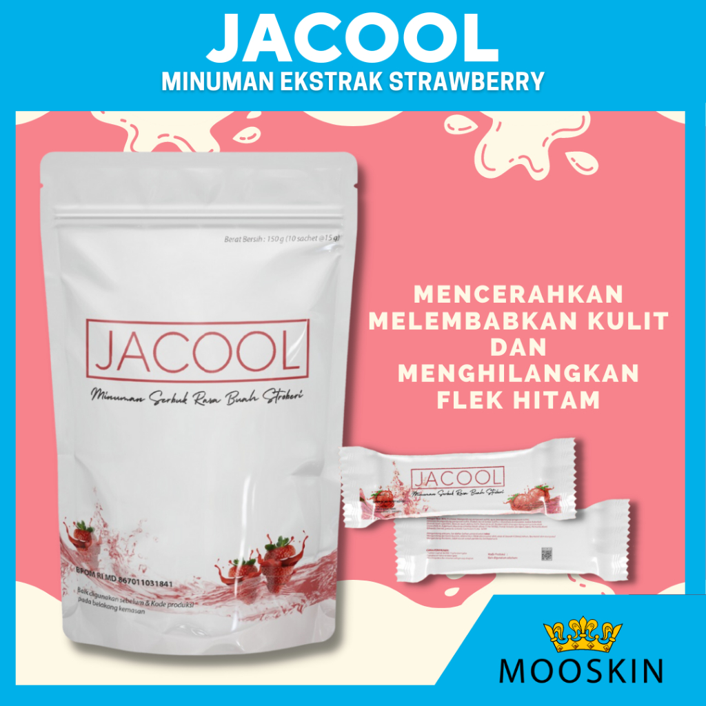 Jacool Beauty Drink Minuman Collagen Colagen Terbaik Kolagen Suplemen Kecantikan Pemutih Kulit BPOM