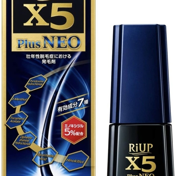 RIUP X5 PLUS Hair Tonic for men (60ml) ORIGINAL JAPAN