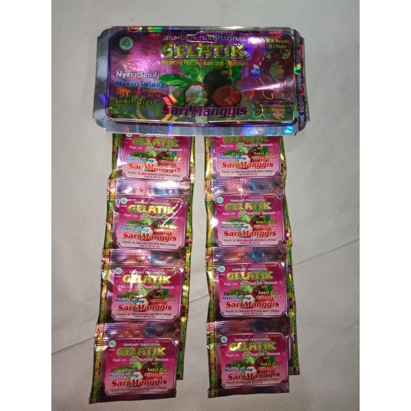 GELATIK SARI MANGGIS KAPSUL