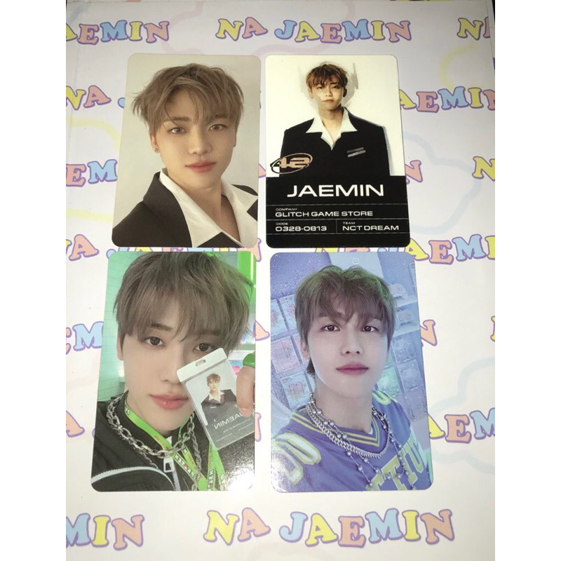 [TAKE ALL] PC PHOTOCARD JAEMIN NCT DREAM GLITCH MODE. PC Jaemin stratch, jaemin lenticular stratch, 