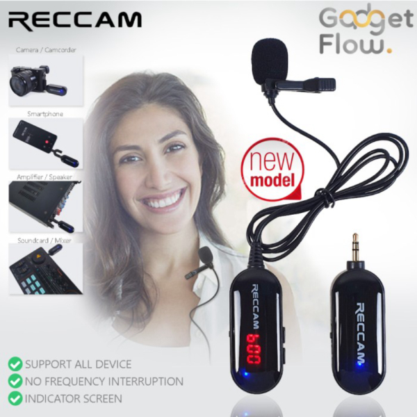 

Unik PRANK Smartphone 2.4G Clip HP Microphone Murah On VLOG Mic untuk Wireless