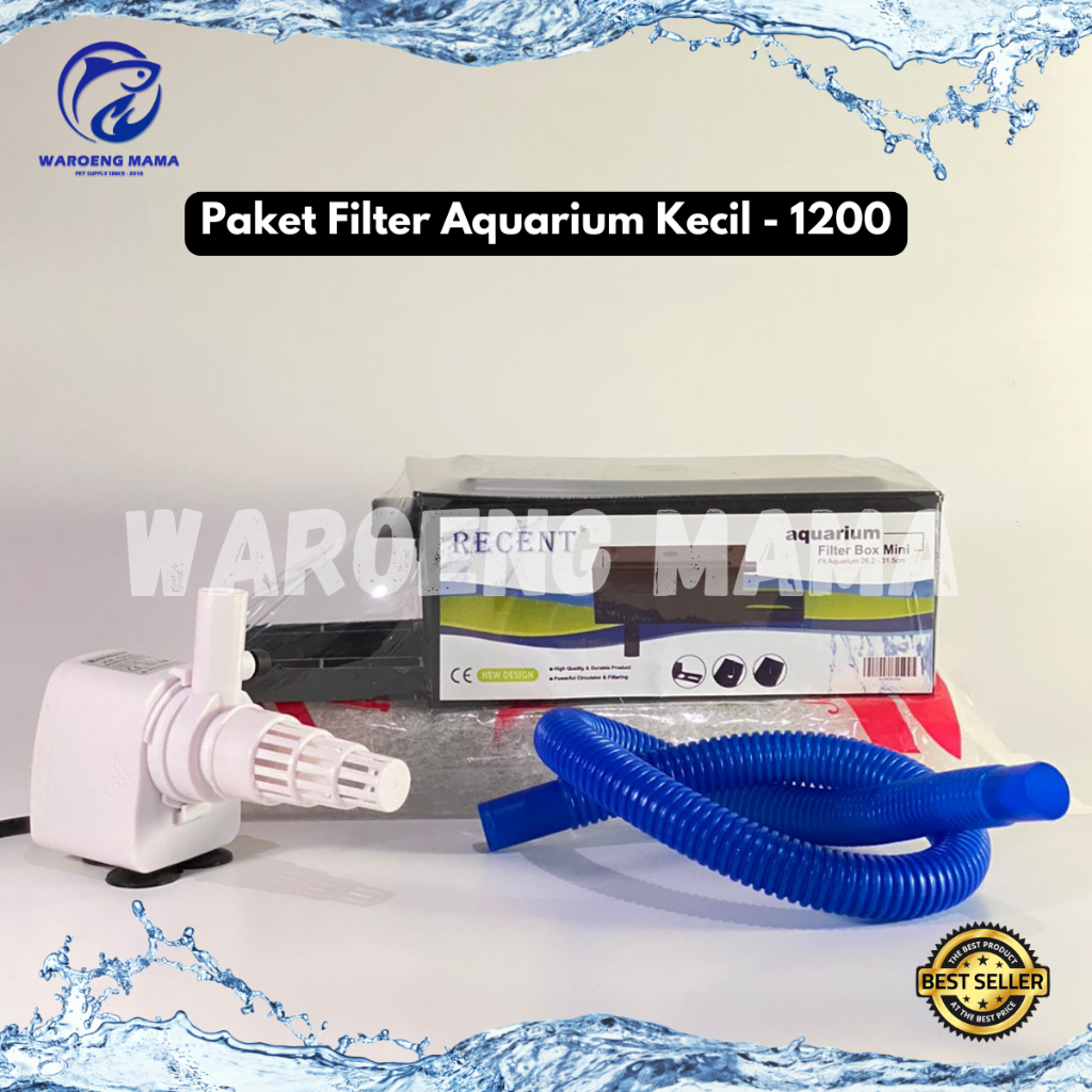 Paket Box filter aquarium aquascape mini kecil paket filter aquarium 1200 top filter aquarium lengkap