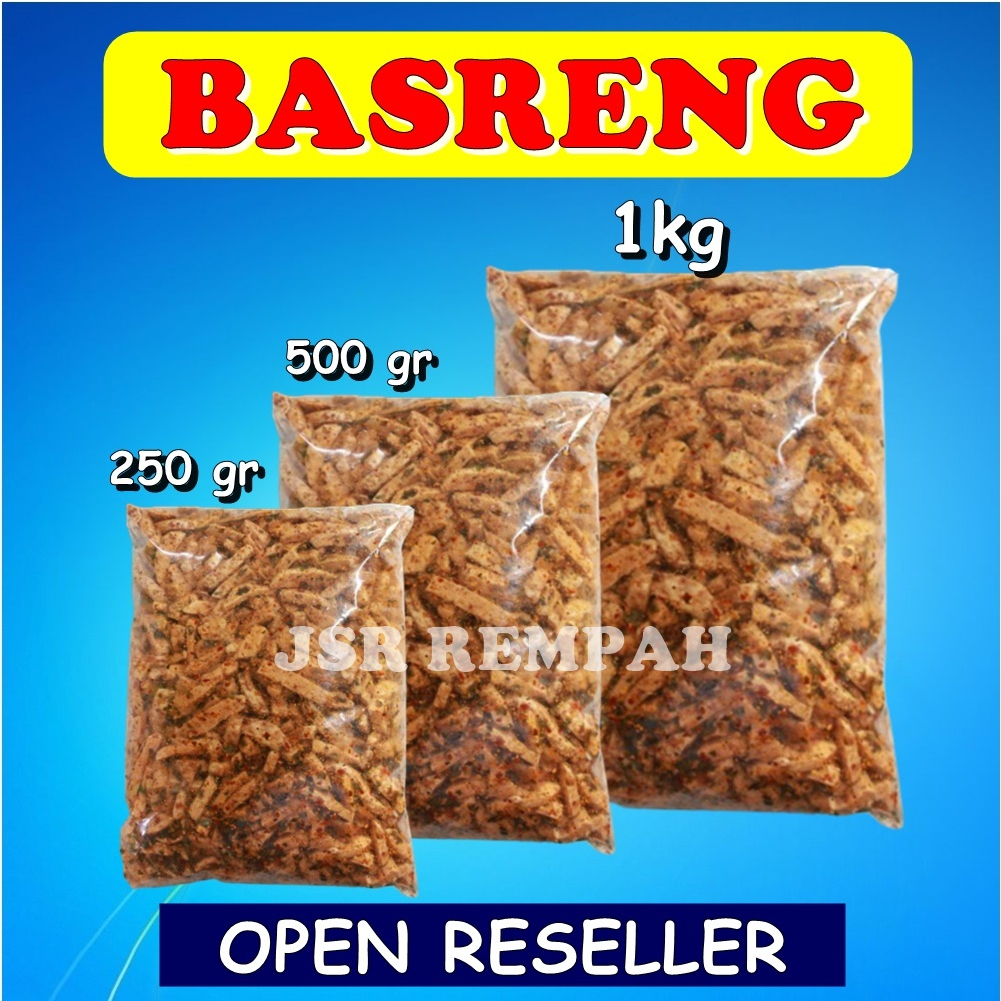 

Basreng Daun Jeruk Pedas Daun Jeruk Kemasan 1 Kg 500 gram 250 gram