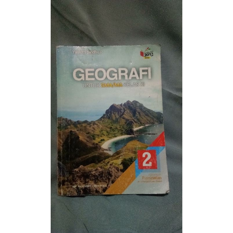 

Geografi peminatan penerbit Erlangga SMA XI / kelas 2 kurikulum 2013 revisi