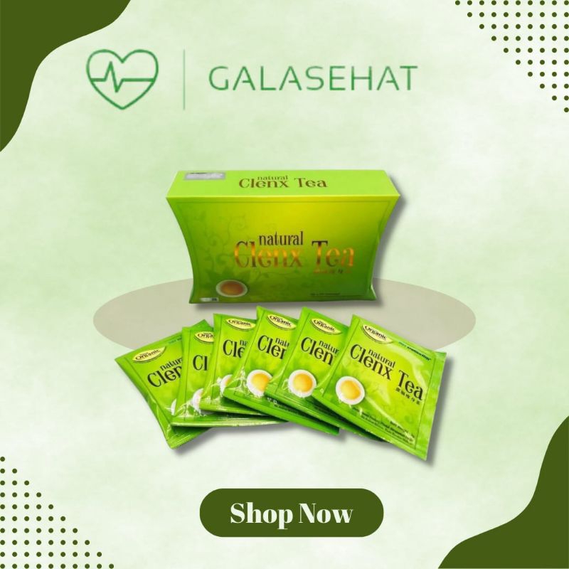 

Natural Clenx Tea 3g sachet Teh Pelangsing Ready Stock