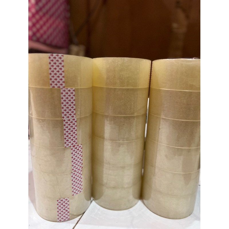 

Lakban bening 45mm 90yard ready termurah