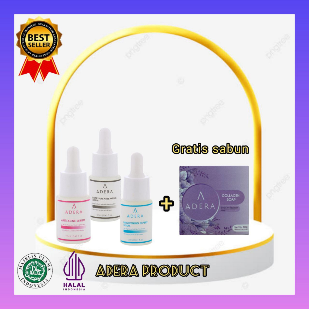 【ORIGINAL 100%】ADERA SERUM FULL BPOM RESMI