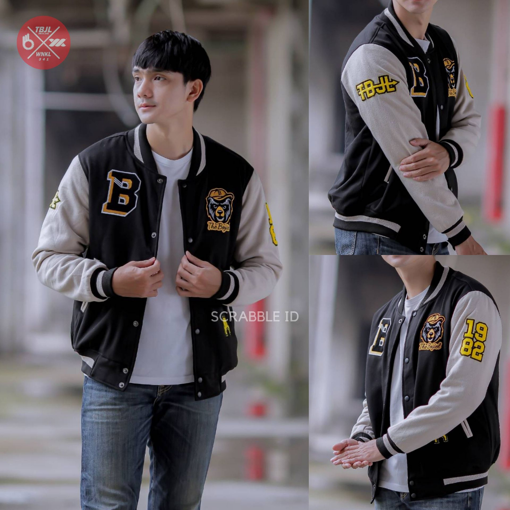 JAKET VARSITY BASEBALL TEBAL - VARSITY JACKET KOREA - JAKET VARSITY BASEBALL MLB & NBA - JACKET BASE