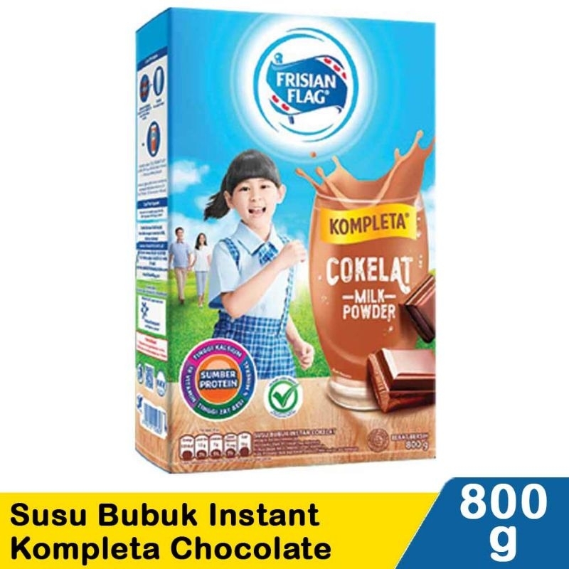 

Frisian Flag Susu Bubuk Instant Kompleta Chocolate 800G