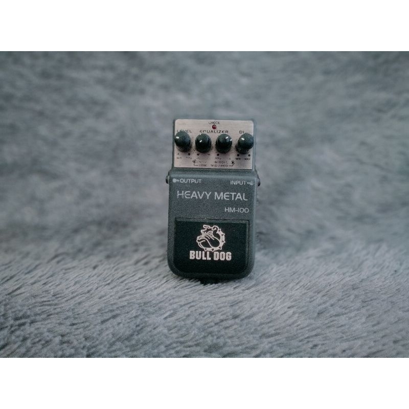 Efek gitar listrik Bulldog HM100 heavy metal distorsi metalzone