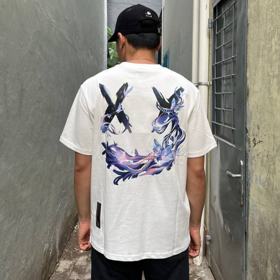 Ricky is Clown Butterfly Artsy Clown Face White Tee ORIGINAL