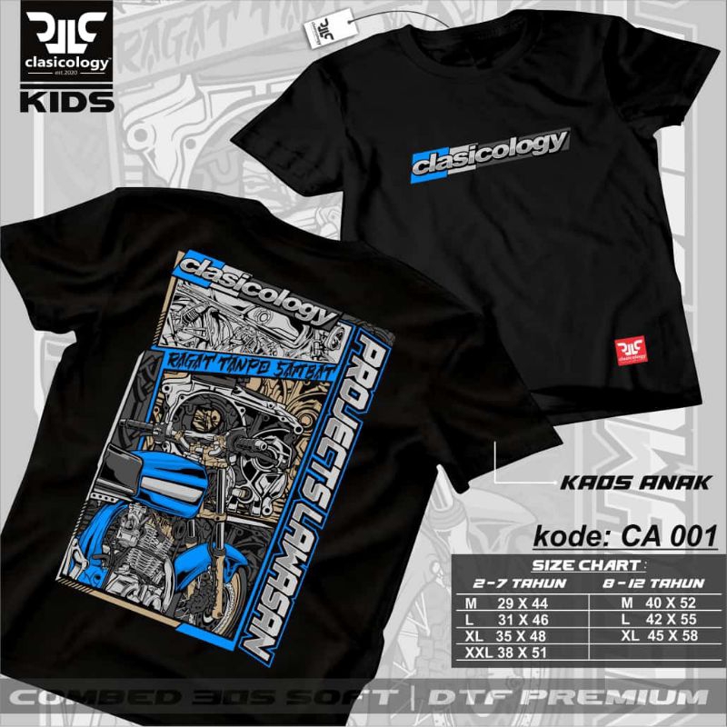kaos tiger anak kaos distro anak kaos cb anak kaos gl100 anak kaos herex anak CLASICOLOGY CA 001