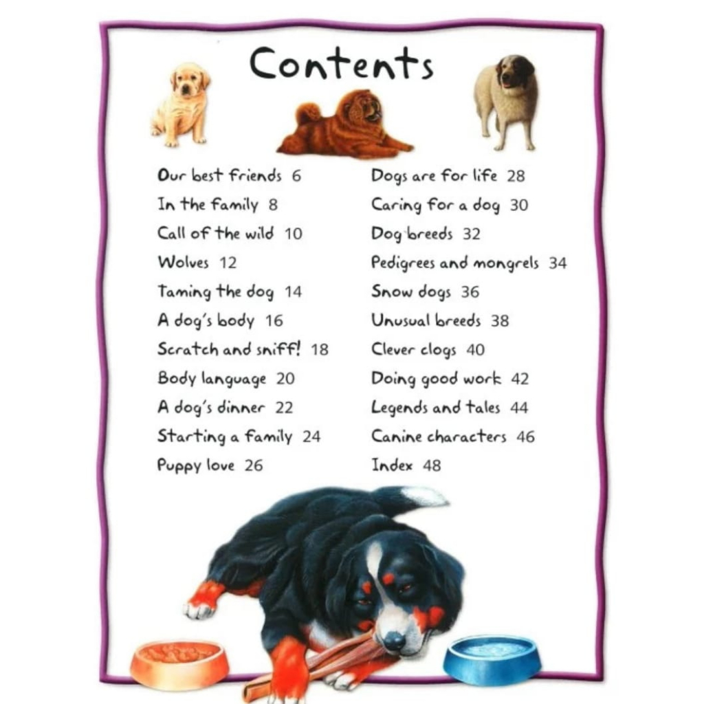 Reference 100 facts Dogs and Puppies Animals Import Book