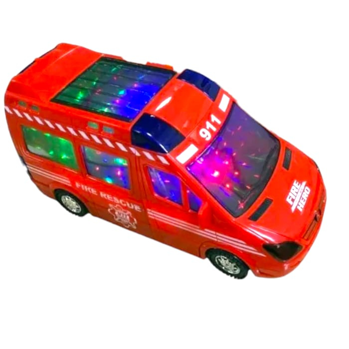 Fire HERO lampu mainan mobil pemadam kebakaran hero lampu 3d disco