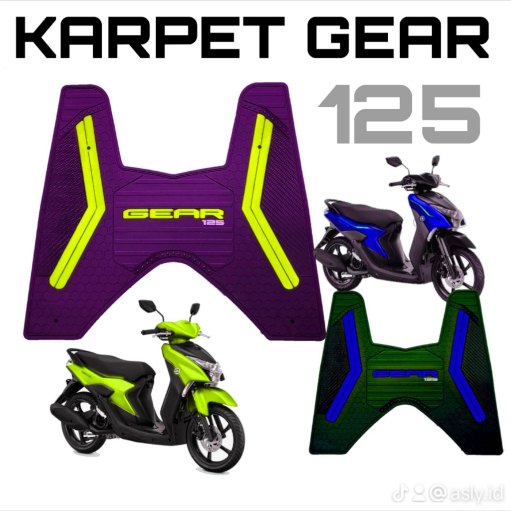 KARPET MOTOR MIO GEAR KARPET YAMAHA GEAR 125 ALAS KAKI GEAR 125