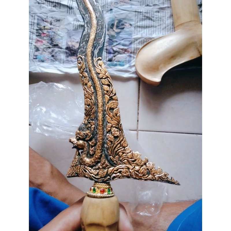keris nogo sosro kinatah sepuh emas