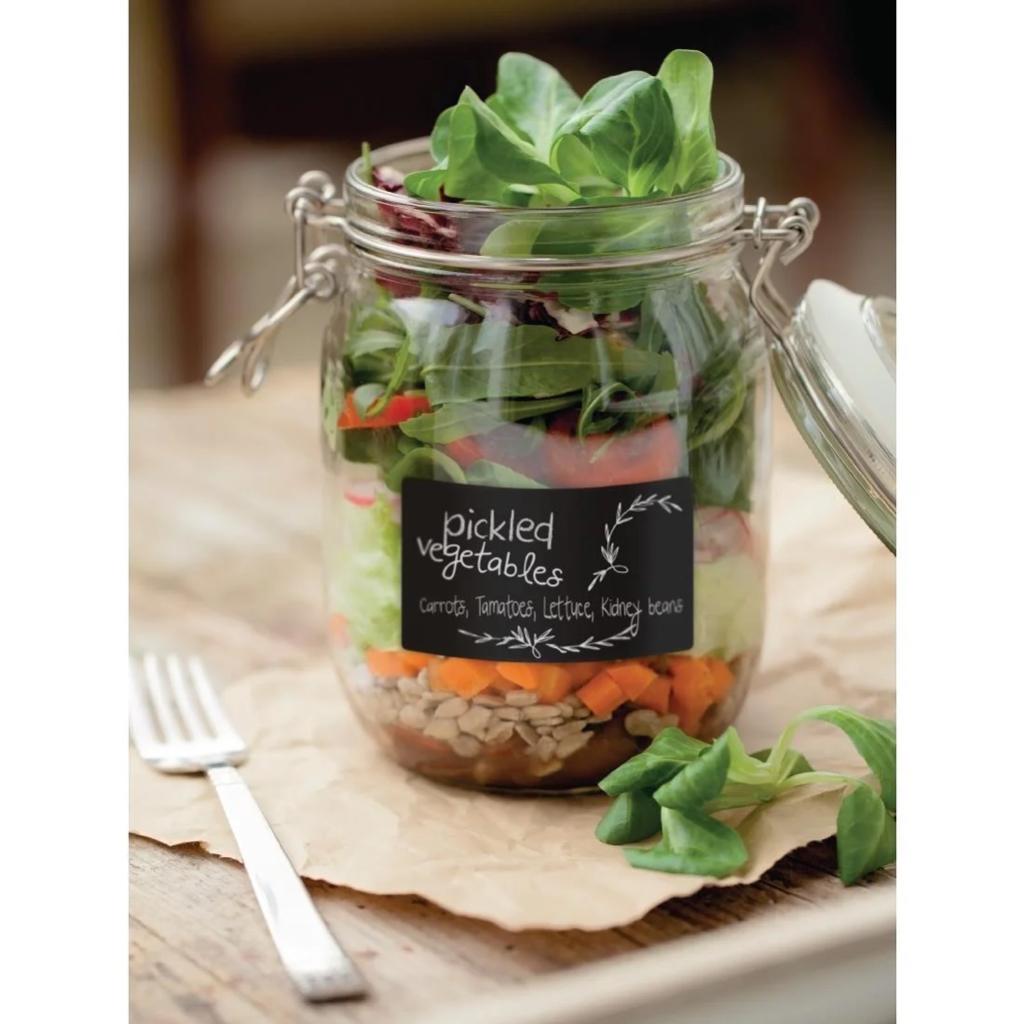 

Adhesive Chalkboard Labels sticker - stiker chalkboard papan tulis blackboard