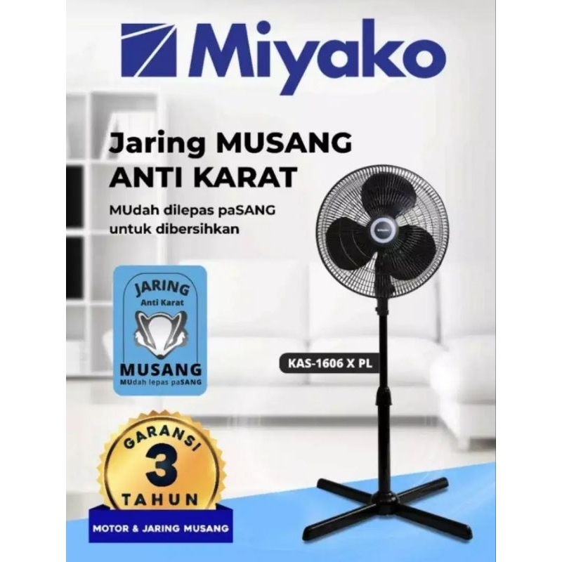 KIPAS ANGIN MIYAKO 1606 XPL