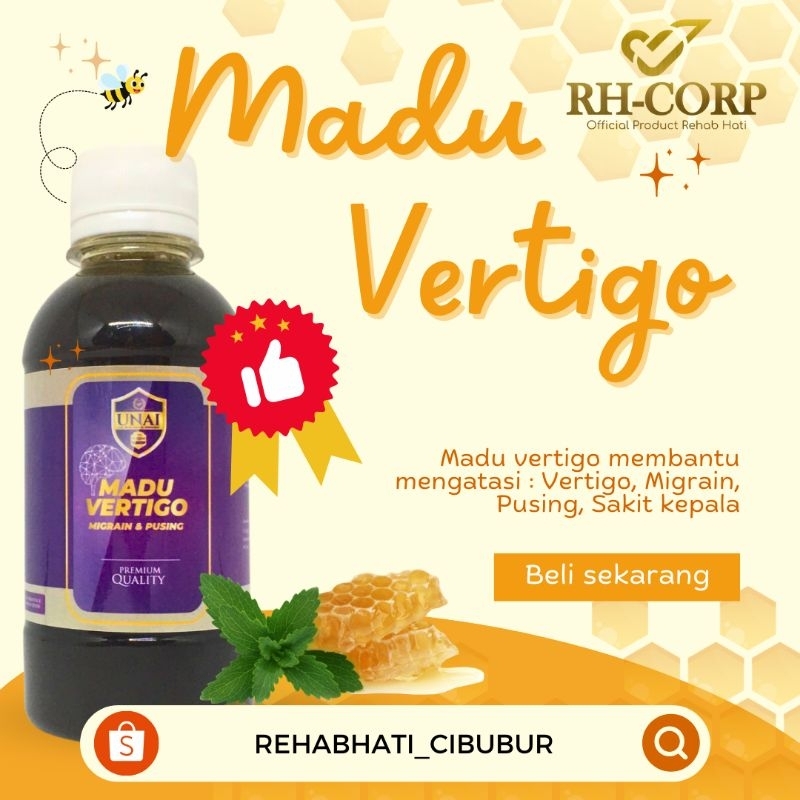 

Madu Vertigo UNAI / Madu Vertigo Rehab Hati / Madu Migrain 280 gr