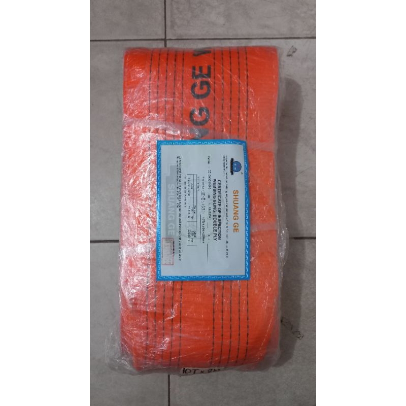 Webbing Sling 10 Ton dan 8 Meter