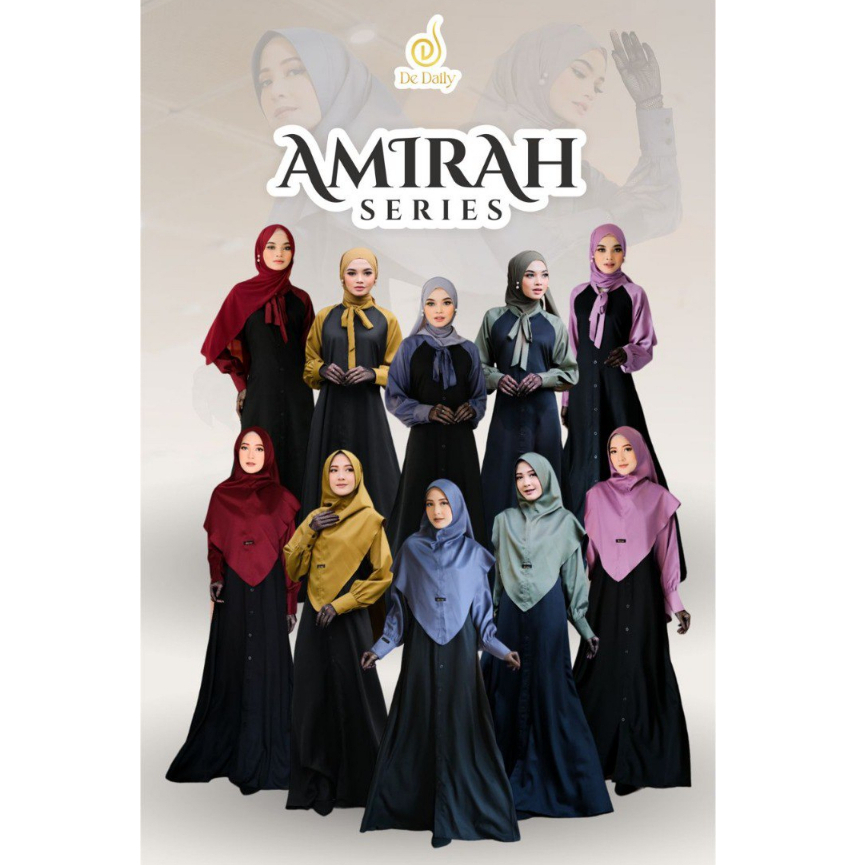 GAMIS SET KHIMAR -  GAMIS AMIRAH BY DE DAILY