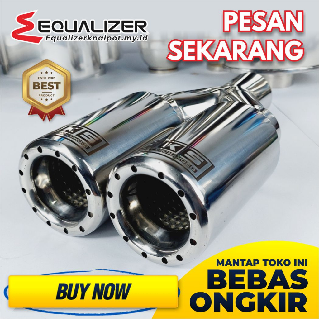 Knalpot Mobil 2 Lubang Knalpot Mobil 2 Corong Knalpot Racing Mobil 2 Lubang Knalpot Mobil Lubang 2 K