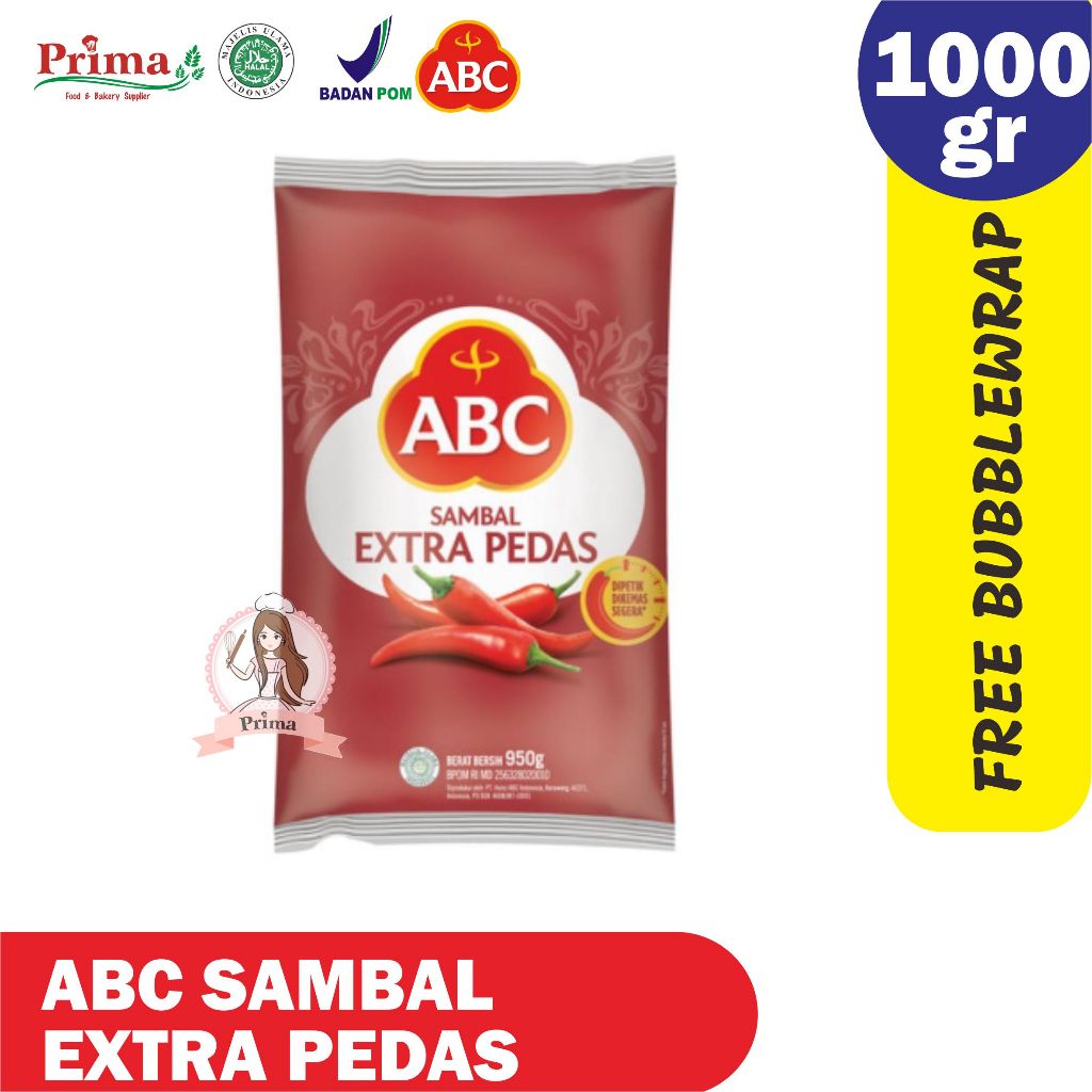 

Saus sambal extra pedas - Abc 950gr