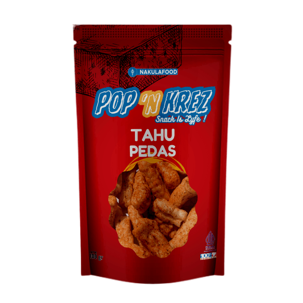 

Nakula Food Snack Pop N Krez Tahu Pedas