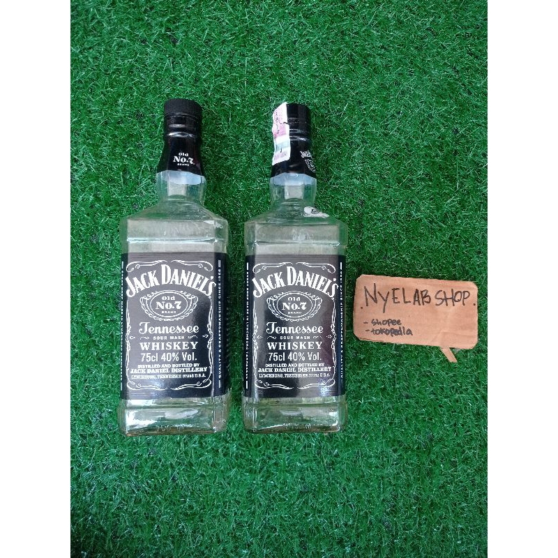 botol whiskey bekas jack daniel isi kosong untuk pajangan