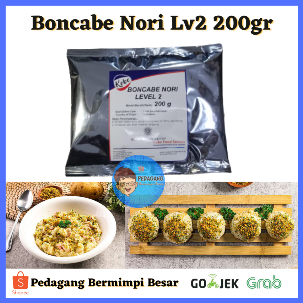 

RB Kobe Boncabe Nori Lv2 sachet 200g/ Boncabe nori