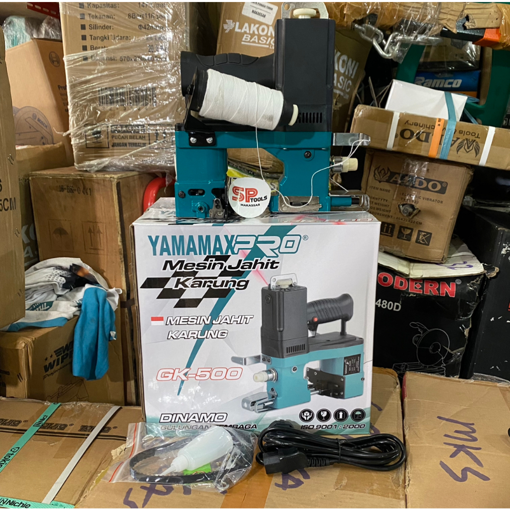MESIN JAHIT KARUNG PORTABLE MINI BAG CLOSER GK-500 GK500 YAMAMAX PRO