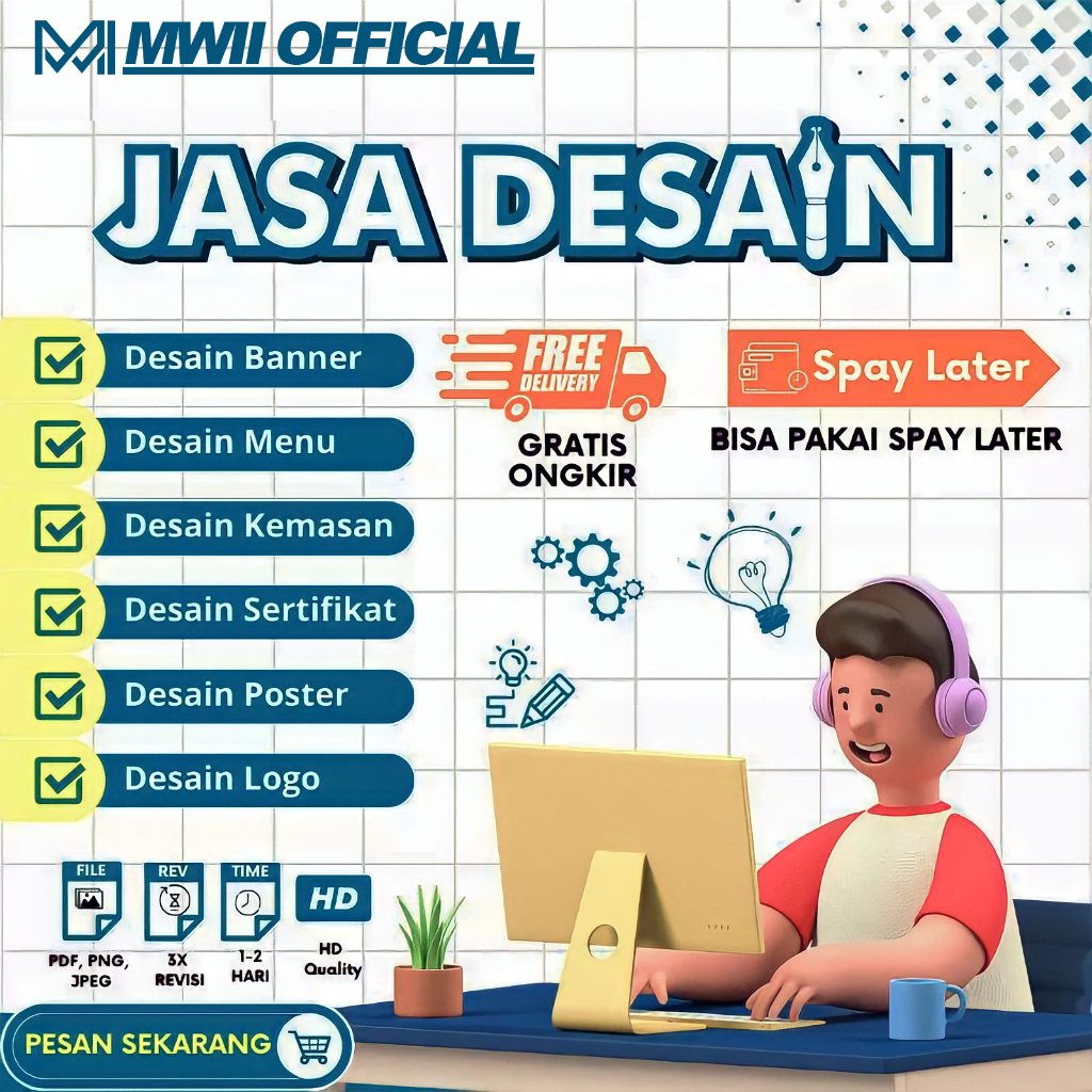 Jasa Desain Pamflet, Logo, Banner, Dll.