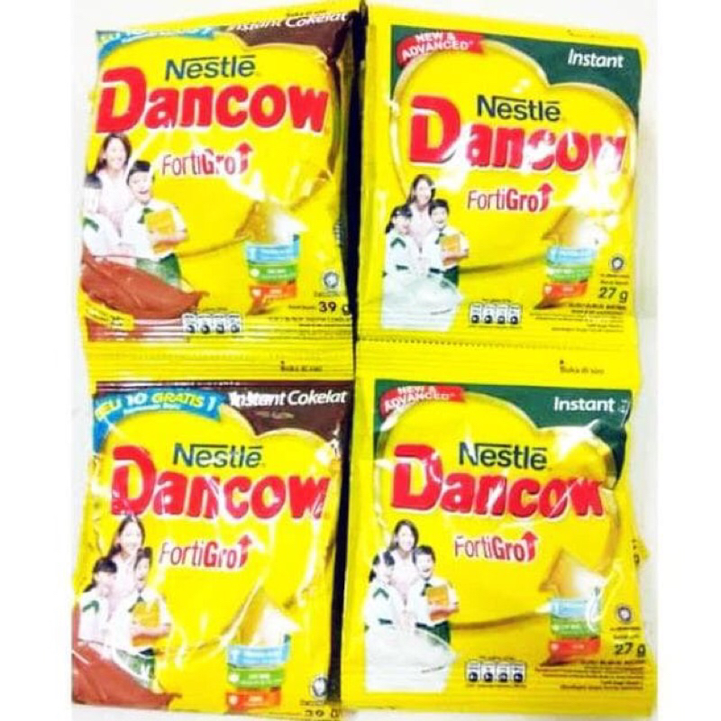 

NESTLE Dancow Instant FortiGro Susu Bubuk Putih & Cokelat