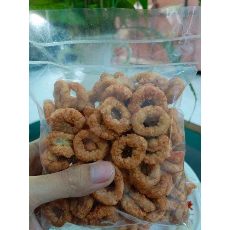 

Slondok udang pedas/makanan rimgan snack renyah rasa udang renyah dan pedas cemilan enak