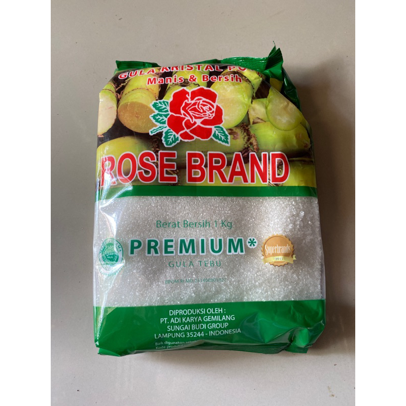 

Gula pasir rose brand 1kg