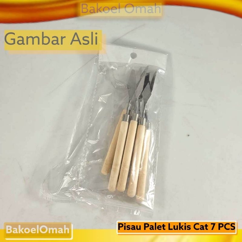 

Pisau Palet Lukis Cat set 7 pcs