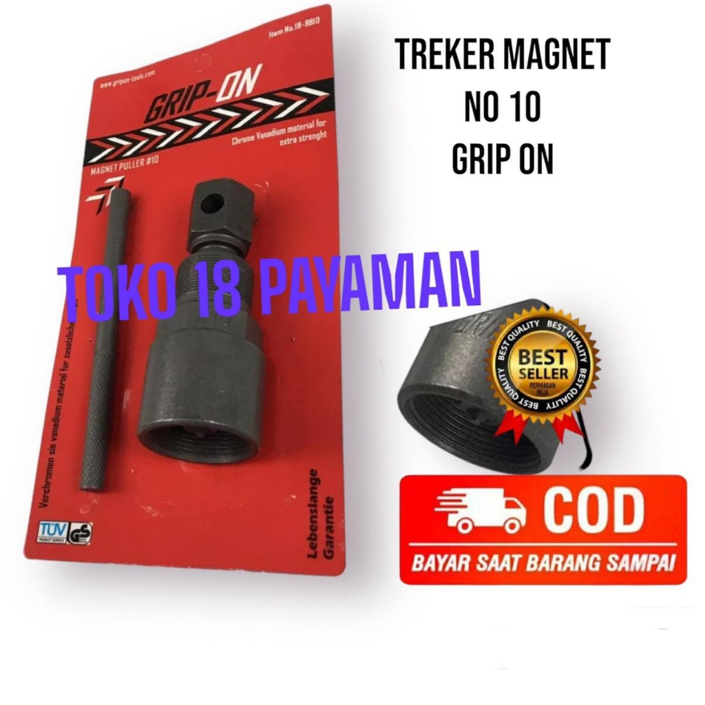 TREKER MAGNET NO 10 GRIP ON / MAGNET PULLER #10 HONDA MEGAPRO MONOSHOCK VERZA