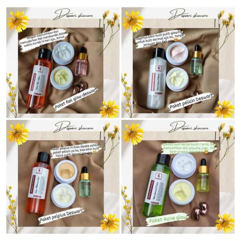 SKINCARE DESWARI/DESWARI/PAKET FLEK GLOW