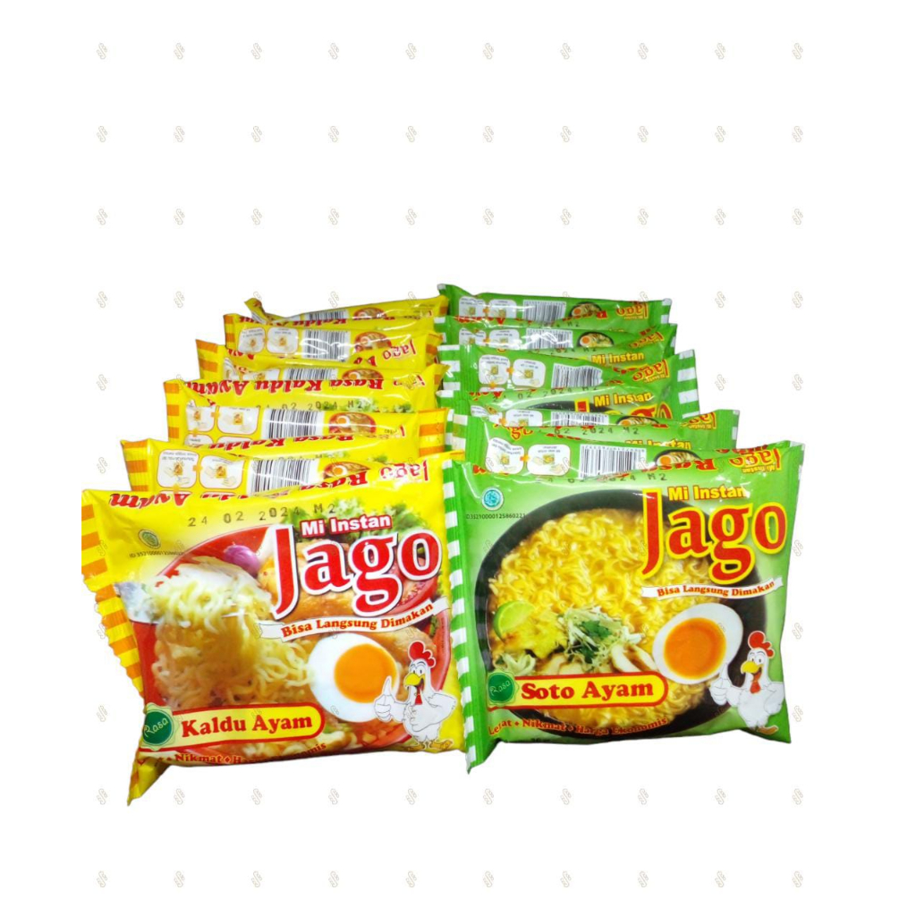 

Jago Mi Instan 36g - Renceng Isi 10 Pcs