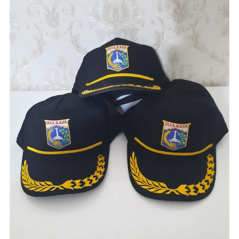 Topi PNS + Bordir Samping